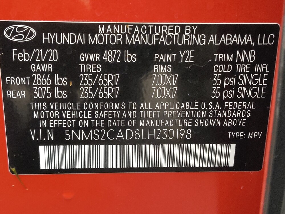 2020 Hyundai Santa Fe in Fairfield, OH 45014 - 18099833 33