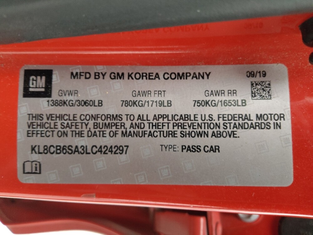 2020 Chevrolet Spark in Colorado Springs, CO 80909 - 18099834 33