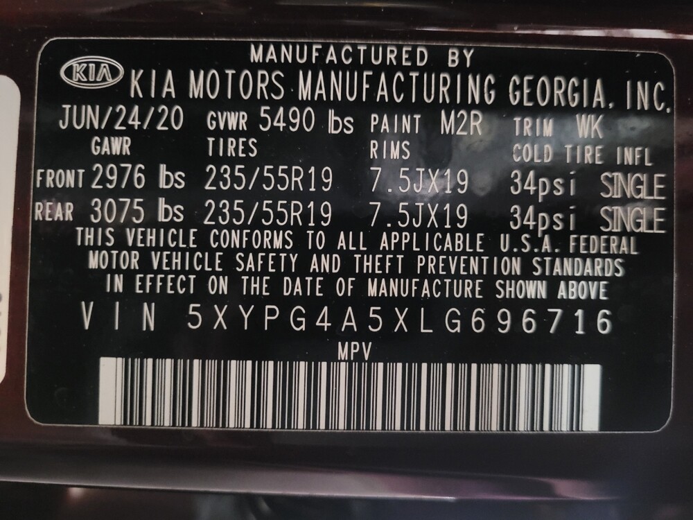 2020 Kia Sorento in Jacksonville, FL 32225 - 18099843 33