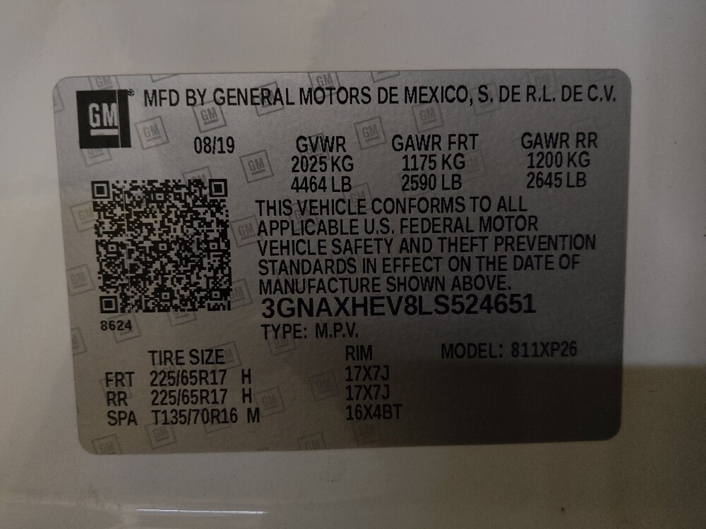 2020 Chevrolet Equinox in Kissimmee, FL 34744 - 18099875 33