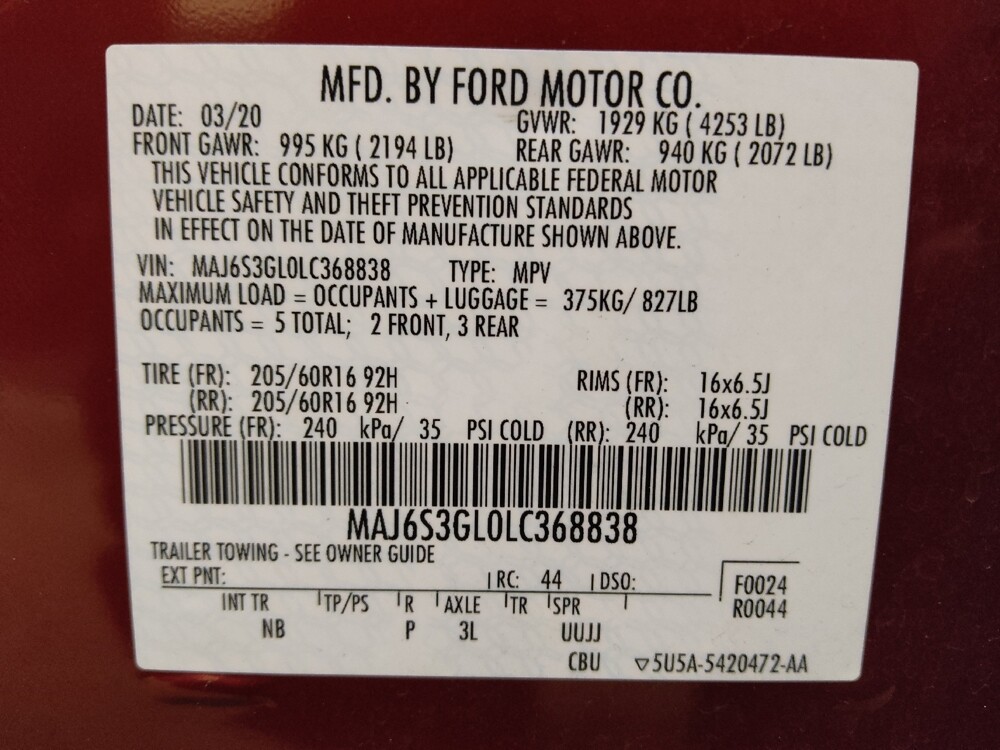 2020 Ford EcoSport in Charlotte, NC 28213 - 18099917 33