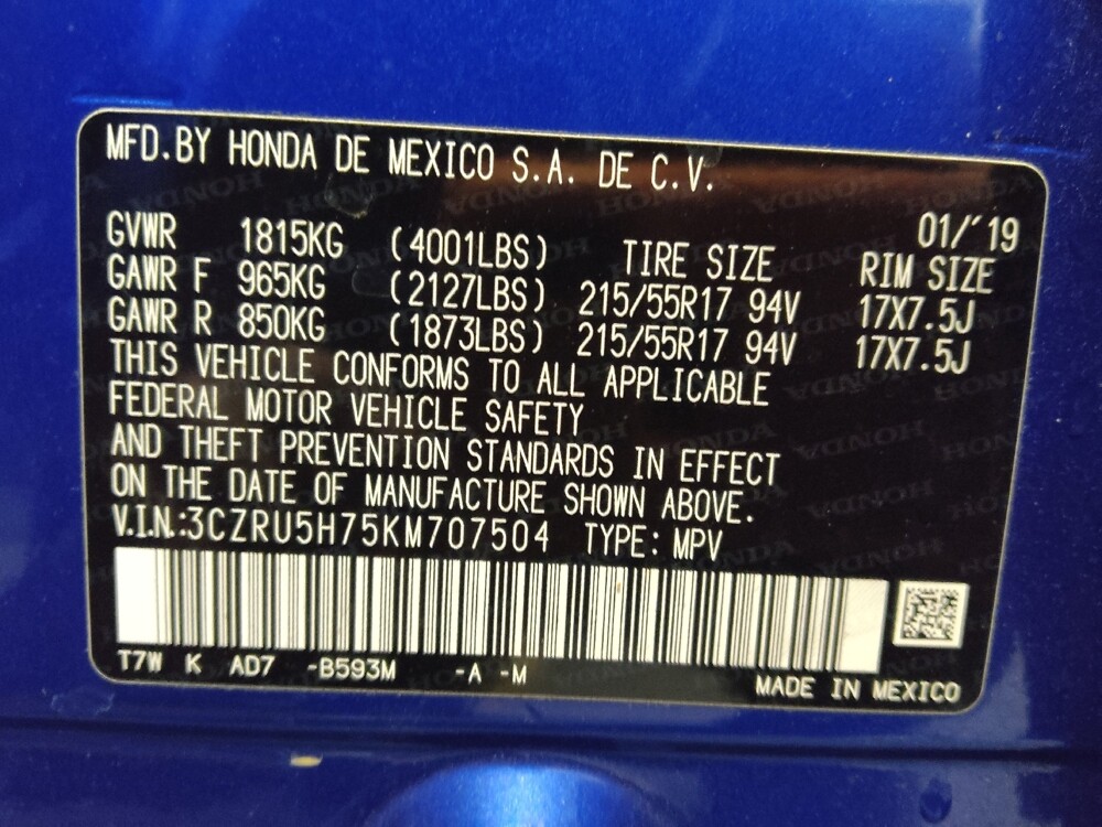 2019 Honda HR-V in Columbia, SC 29210 - 18099918 33