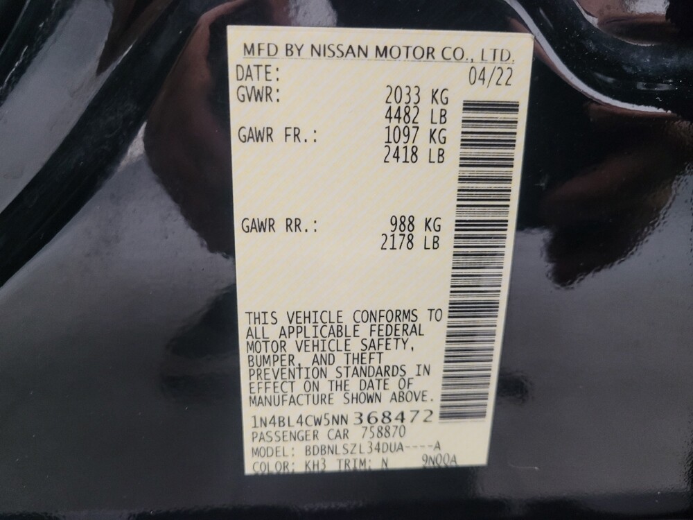 2022 Nissan Altima in Antioch, TN 37013 - 18099922 33