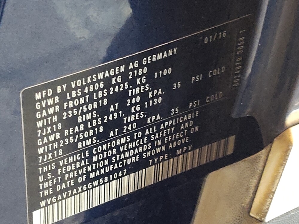 2016 Volkswagen Tiguan in Bradenton, FL 34207 - 18099926 33