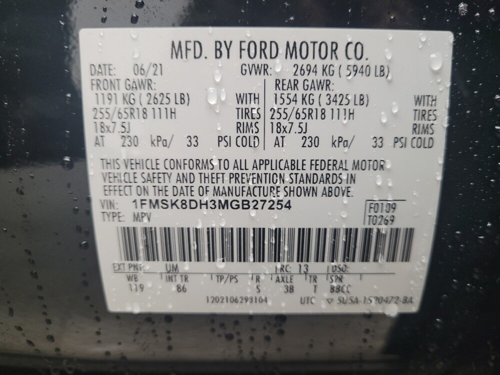 2021 Ford Explorer in Eastpointe, MI 48021 - 18099932 33