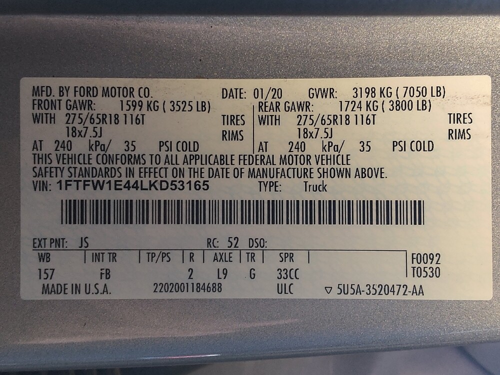 2020 Ford F150 in Baton Rouge, LA 70816 - 18099937 33