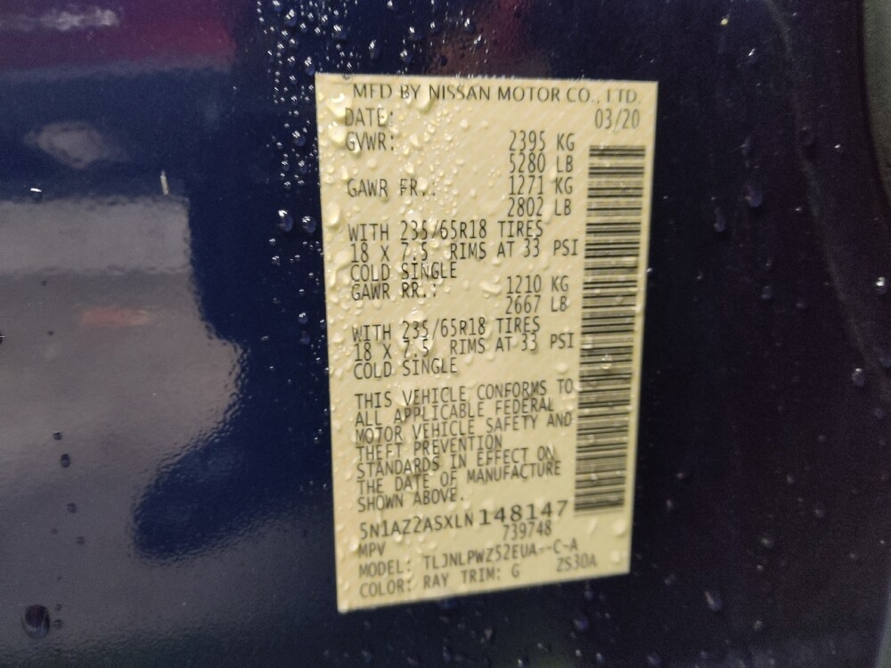 2020 Nissan Murano in Albany, GA 31705 - 18099960 33