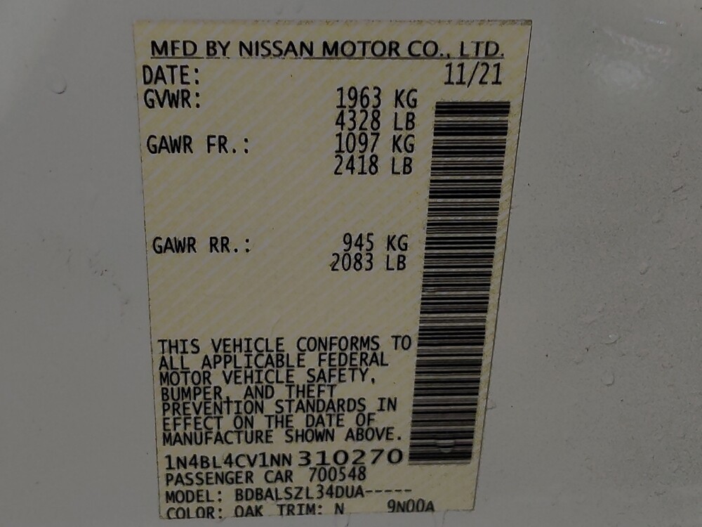 2022 Nissan Altima in Metairie, LA 70006 - 18099976 33