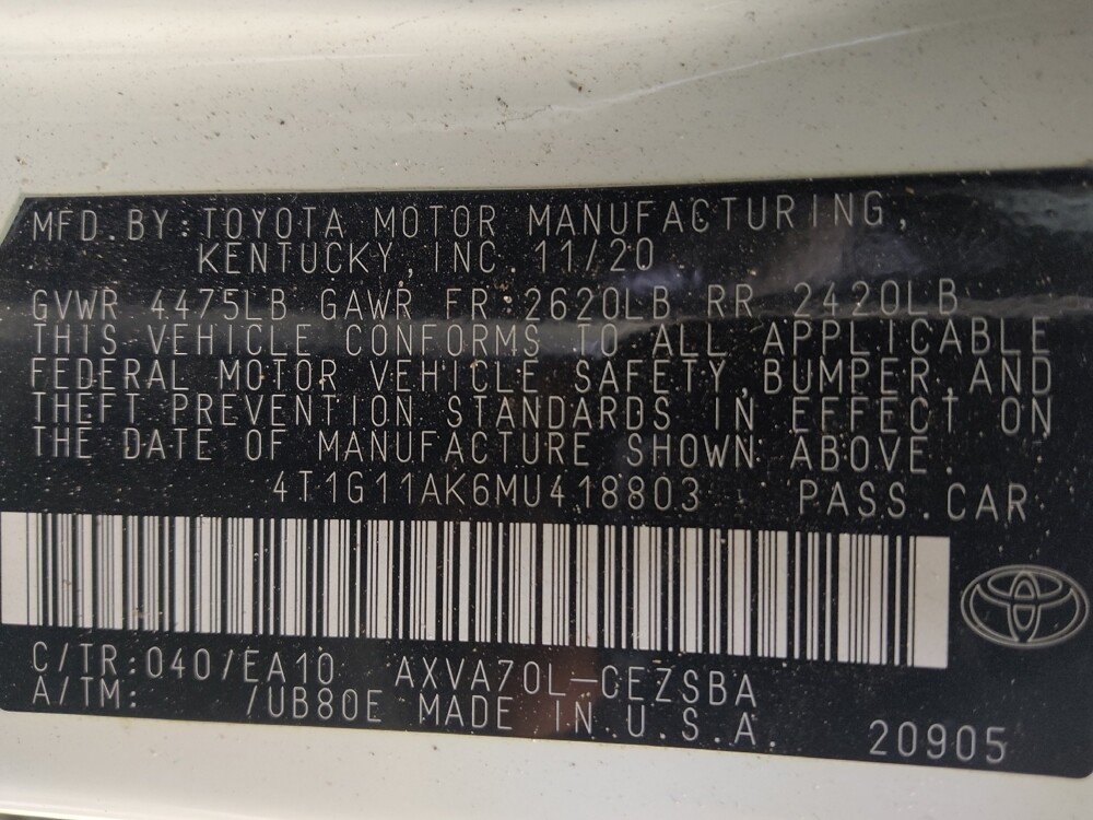 2021 Toyota Camry in Metairie, LA 70006 - 18099994 33