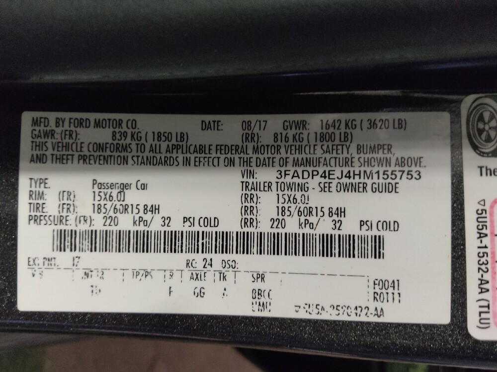 2017 Ford Fiesta in Metairie, LA 70006 - 18100000 33