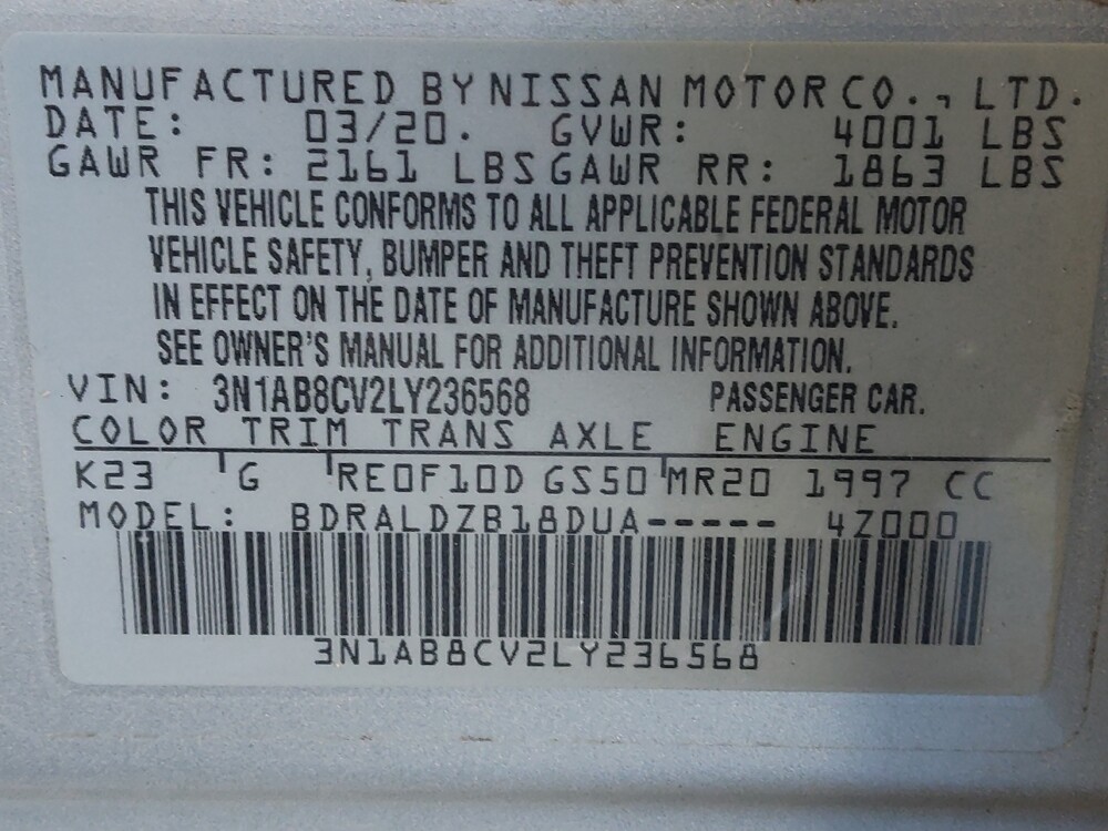 2020 Nissan Sentra in Metairie, LA 70006 - 18100004 33
