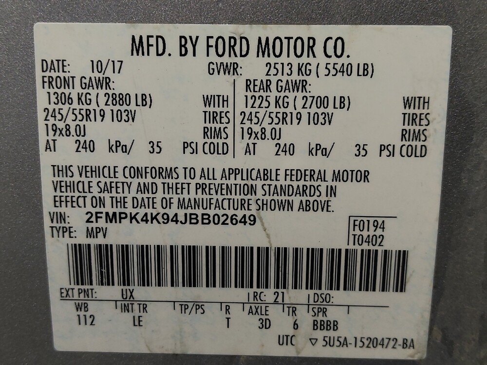 2018 Ford Edge in Metairie, LA 70006 - 18100006 33