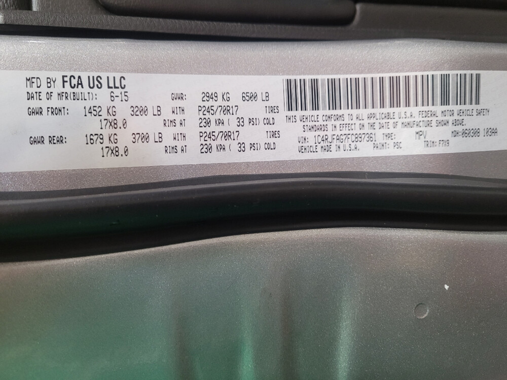 2015 Jeep Grand Cherokee in Downey, CA 90241 - 18100012 33