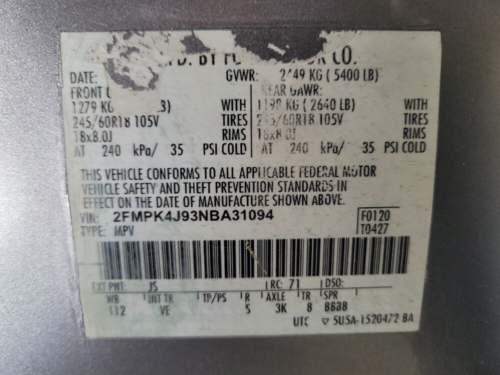 2022 Ford Edge in Downey, CA 90241 - 18100022 33