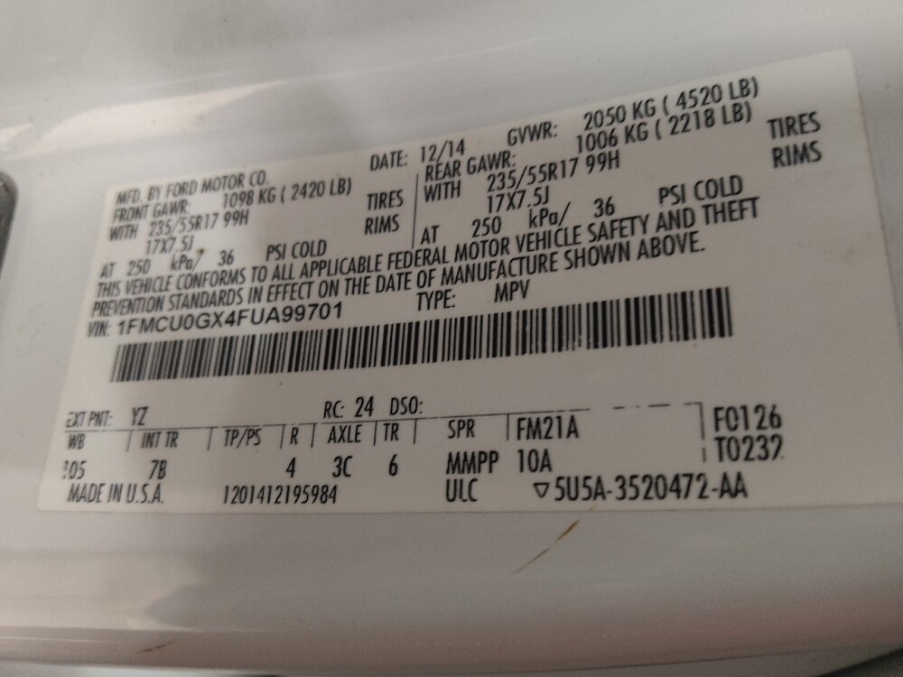 2015 Ford Escape in Jackson, MS 39211 - 18100032 30