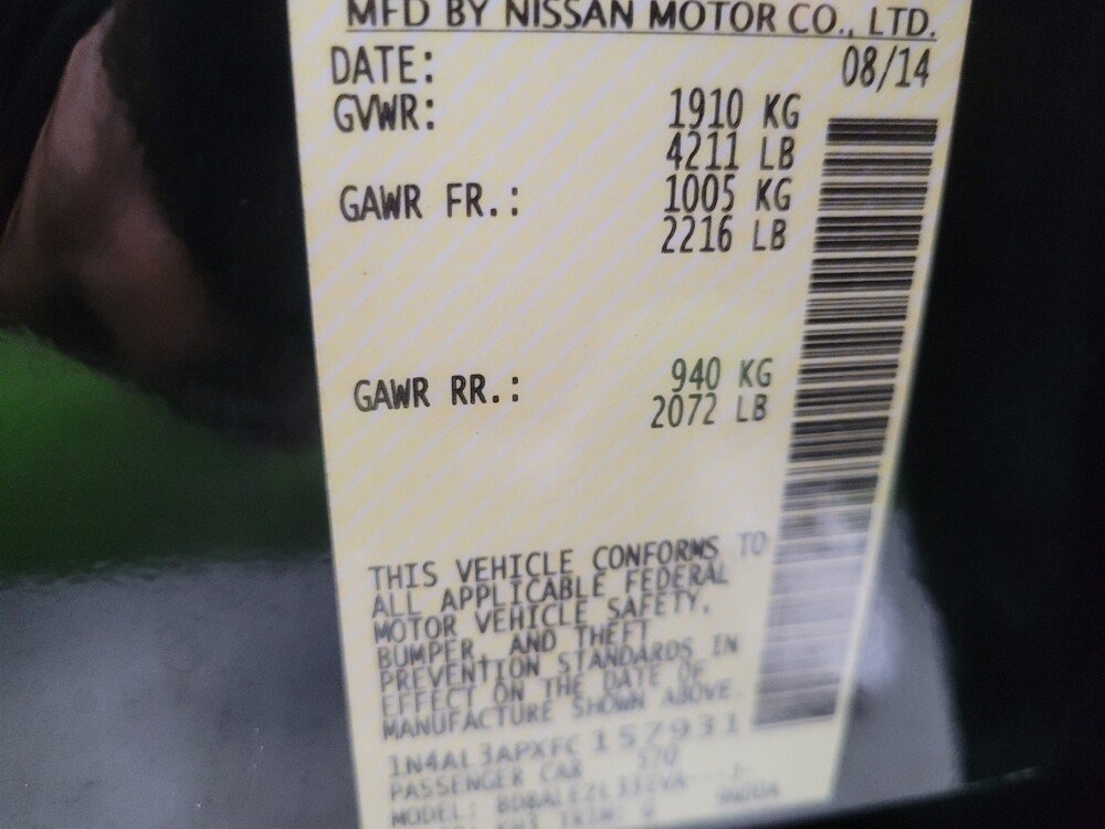 2015 Nissan Altima in Union City, GA 30291 - 18100035 33