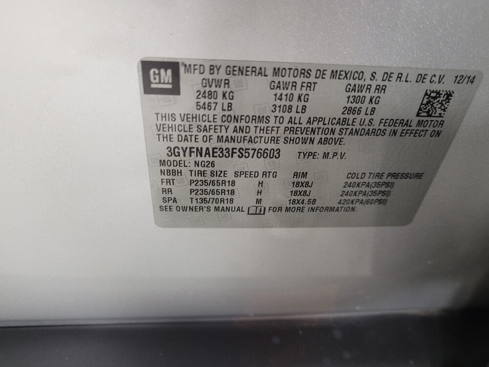 2015 Cadillac SRX in Chattanooga, TN 37421 - 18100054 33