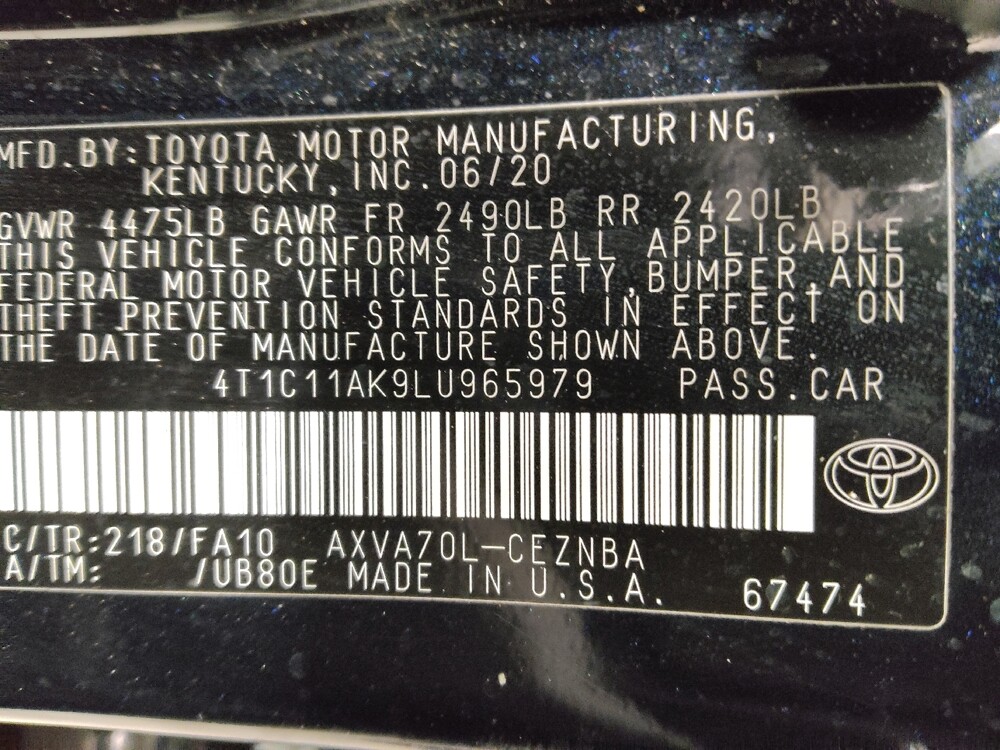 2020 Toyota Camry in Marietta, GA 30062 - 18100058 33