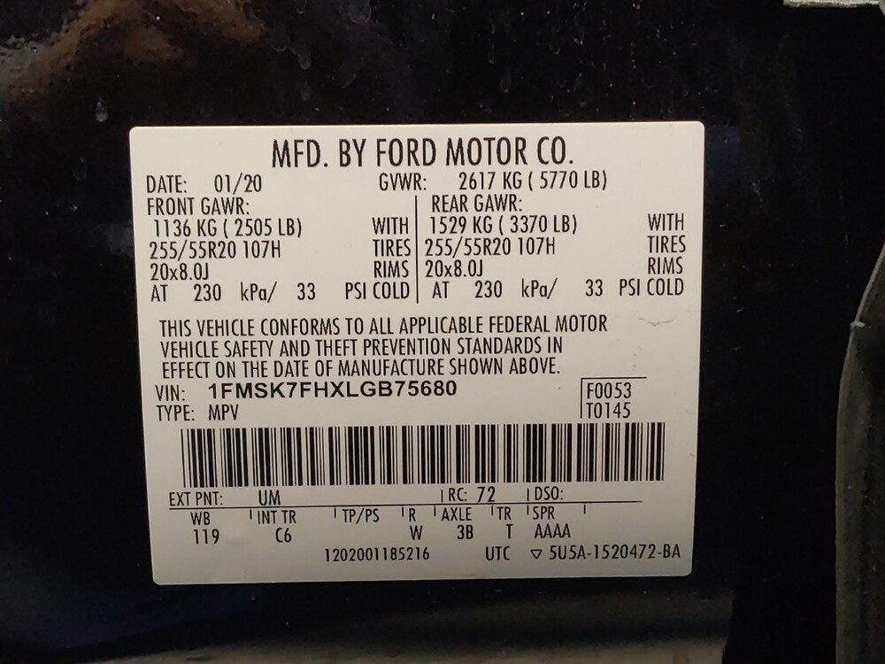 2020 Ford Explorer in Glendale, AZ 85301 - 18100083 33