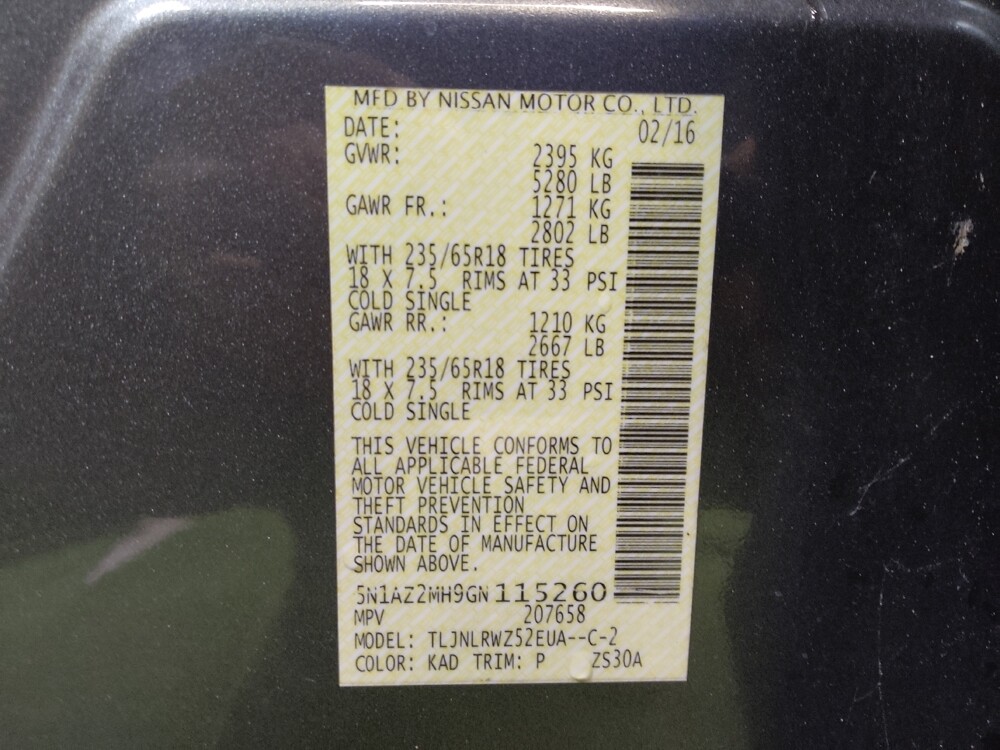 2016 Nissan Murano in Columbus, GA 31909 - 18100087 33