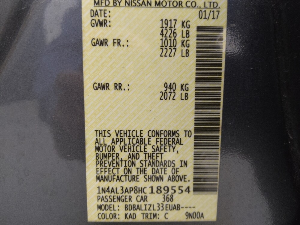 2017 Nissan Altima in Clearwater, FL 33764 - 18100093 33