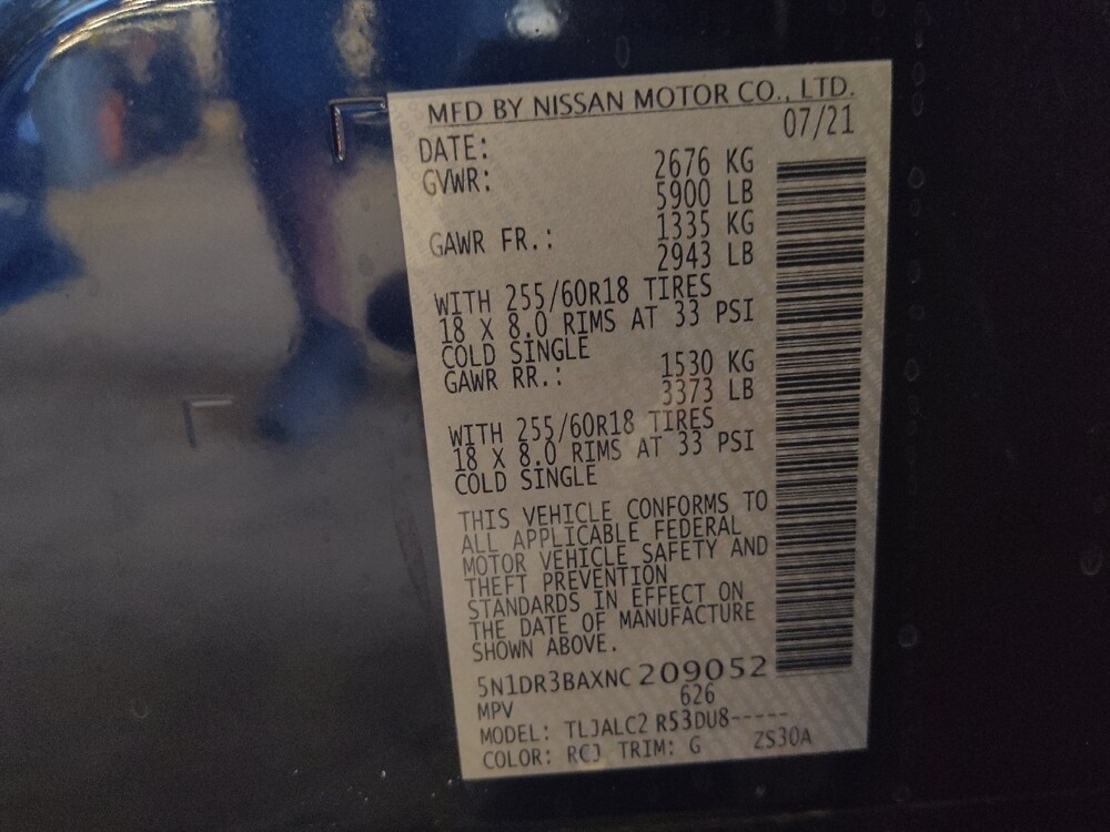 2022 Nissan Pathfinder in Clearwater, FL 33764 - 18100094 33