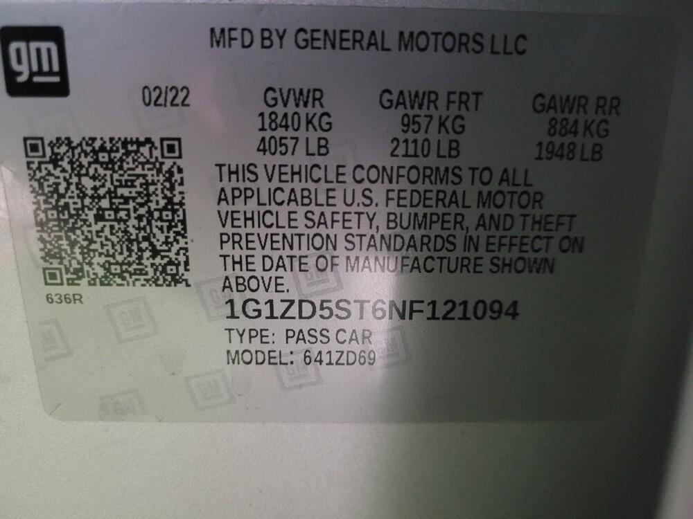 2022 Chevrolet Malibu in Augusta, GA 30907 - 18100105 33