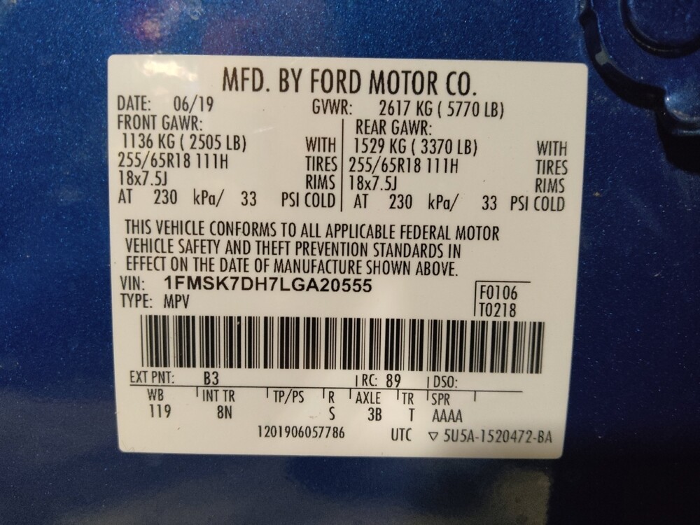 2020 Ford Explorer in Kissimmee, FL 34744 - 18100107 33