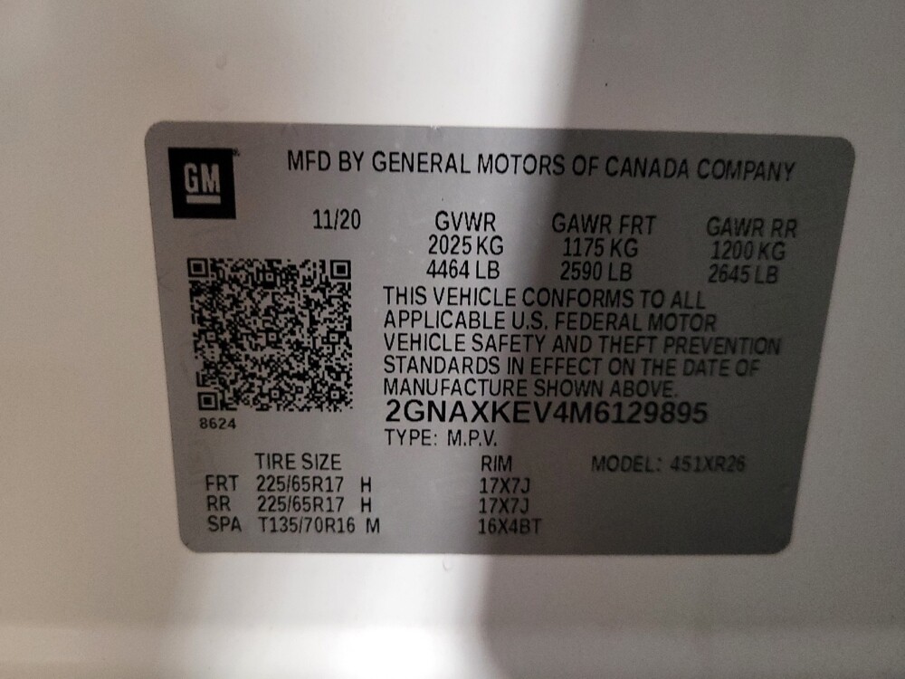 2021 Chevrolet Equinox in Kissimmee, FL 34744 - 18100118 33