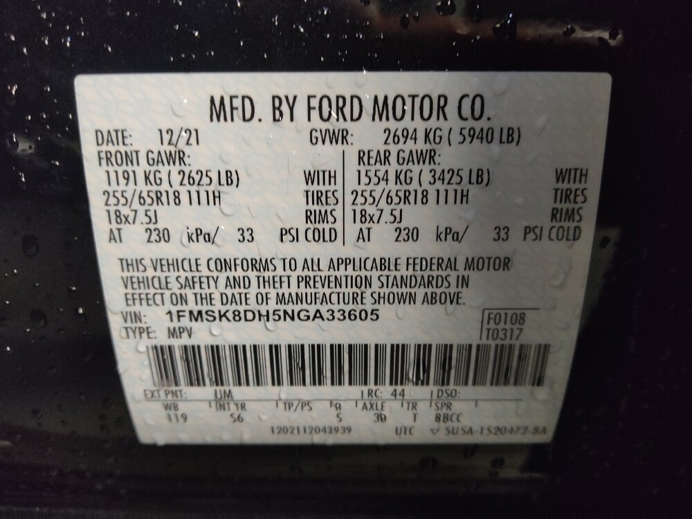 2022 Ford Explorer in Salem, VA 24153 - 18100124 33