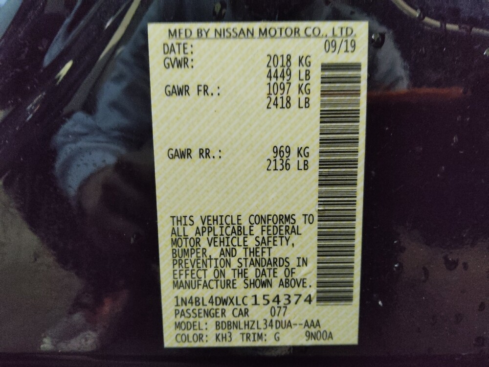 2020 Nissan Altima in Wilmington, NC 28405 - 18100126 33