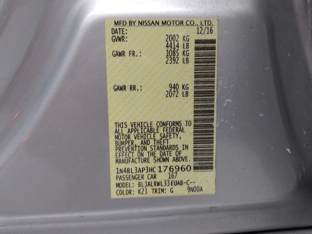 2017 Nissan Altima in Denver, CO 80012 - 18100130 33