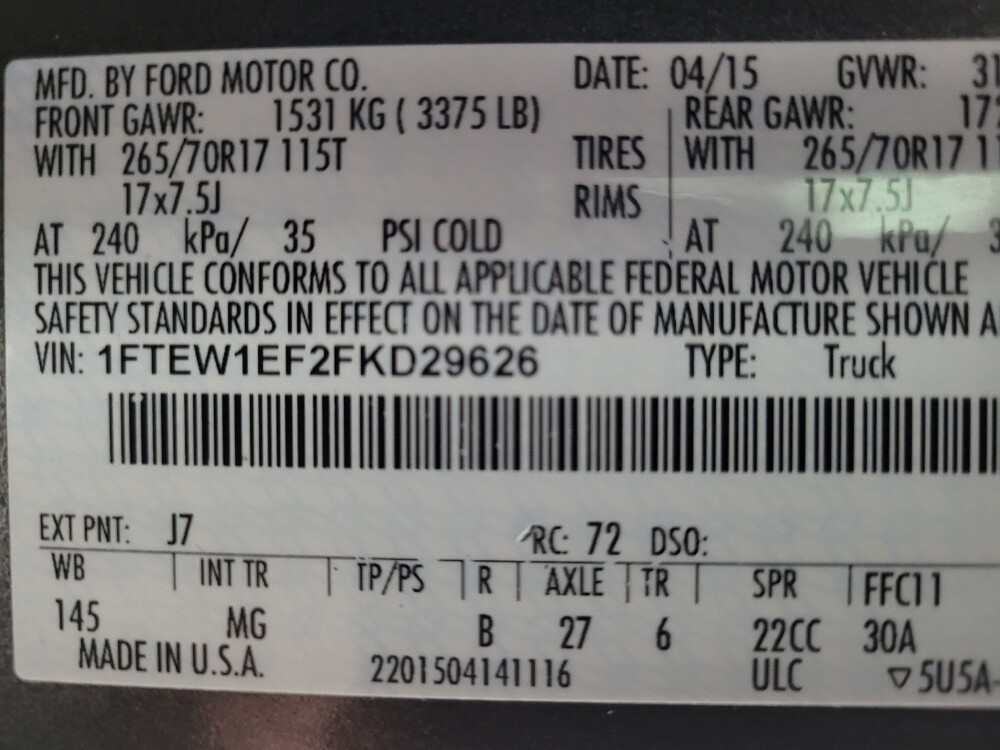 2015 Ford F150 in Madison, TN 37115 - 18100136 33