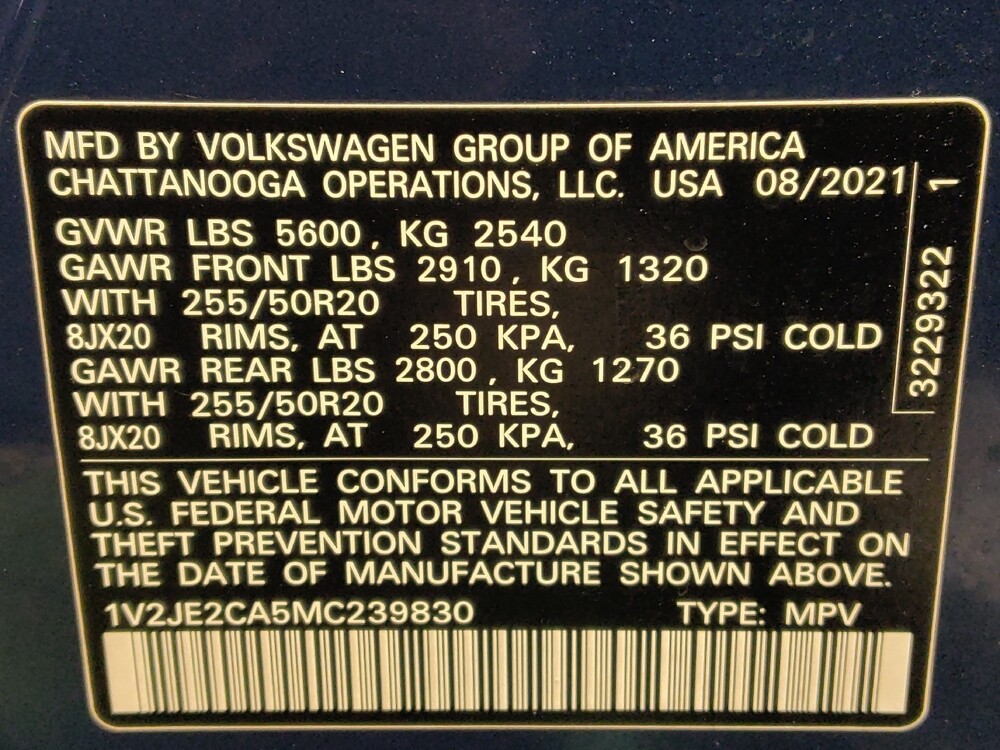 2021 Volkswagen Atlas in San Antonio, TX 78238 - 18100146 33