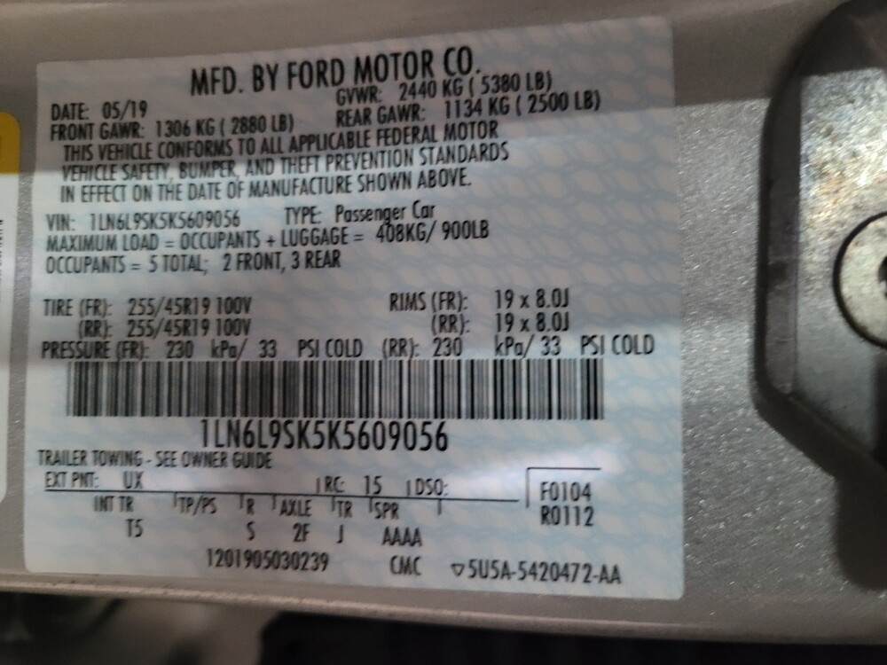 2019 Lincoln Continental in Richmond, VA 23235 - 18100182 33