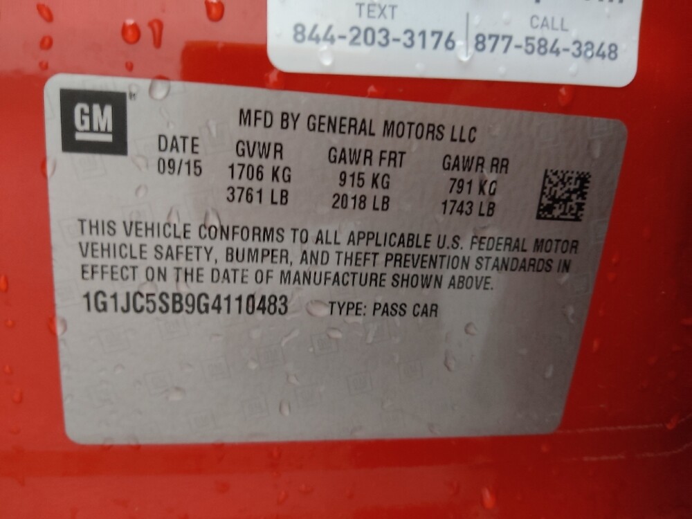 2016 Chevrolet Sonic in Gladstone, MO 64118 - 18100194 33