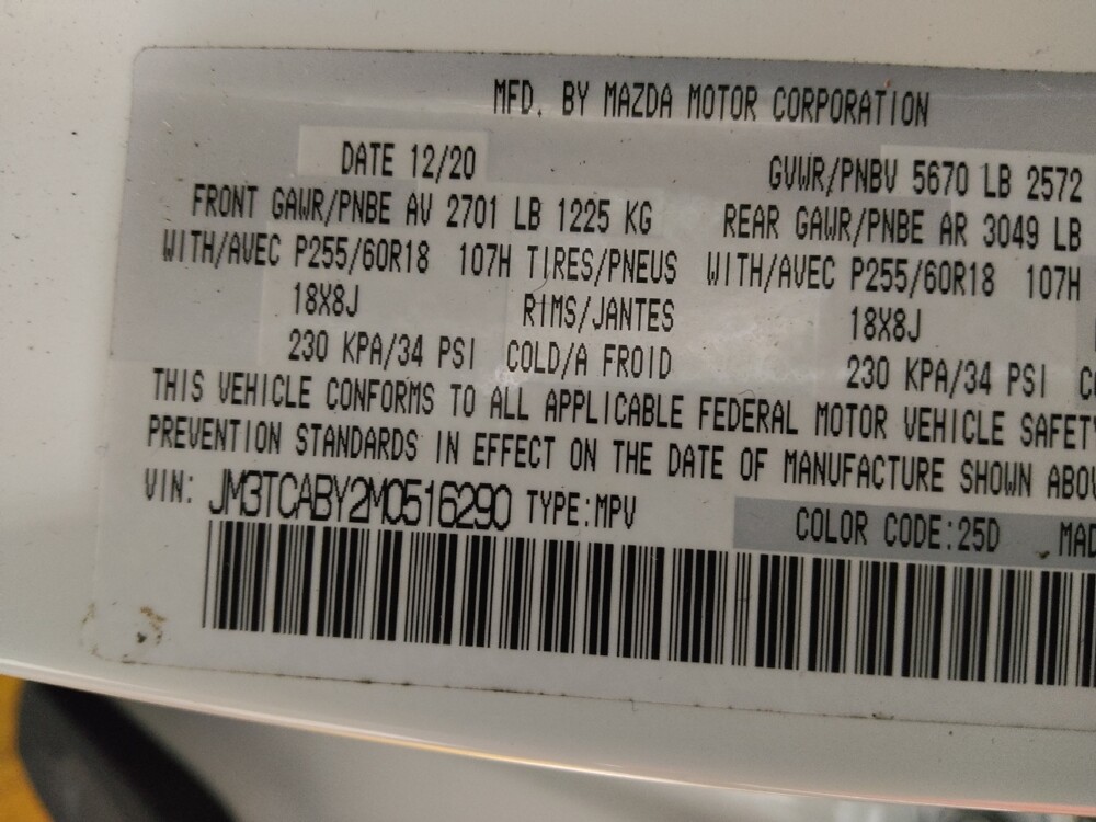 2021 MAZDA CX-9 in Marietta, GA 30062 - 18100196 33