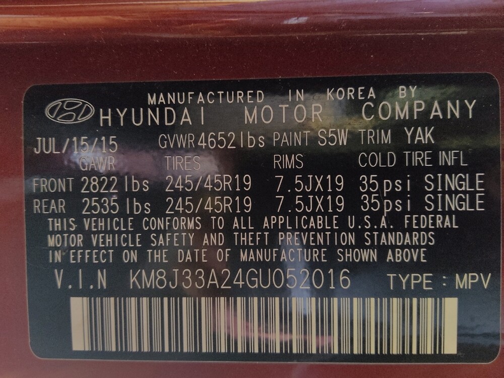 2016 Hyundai Tucson in San Antonio, TX 78238 - 18100219 33