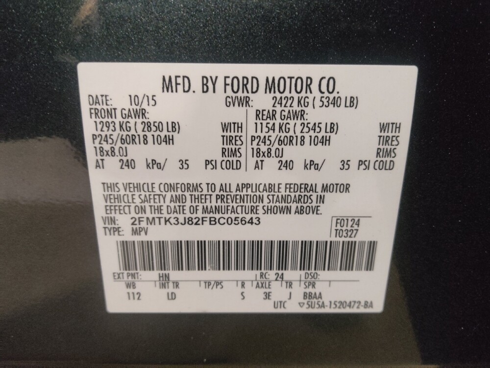 2015 Ford Edge in Gainesville, FL 32609 - 18100241 33