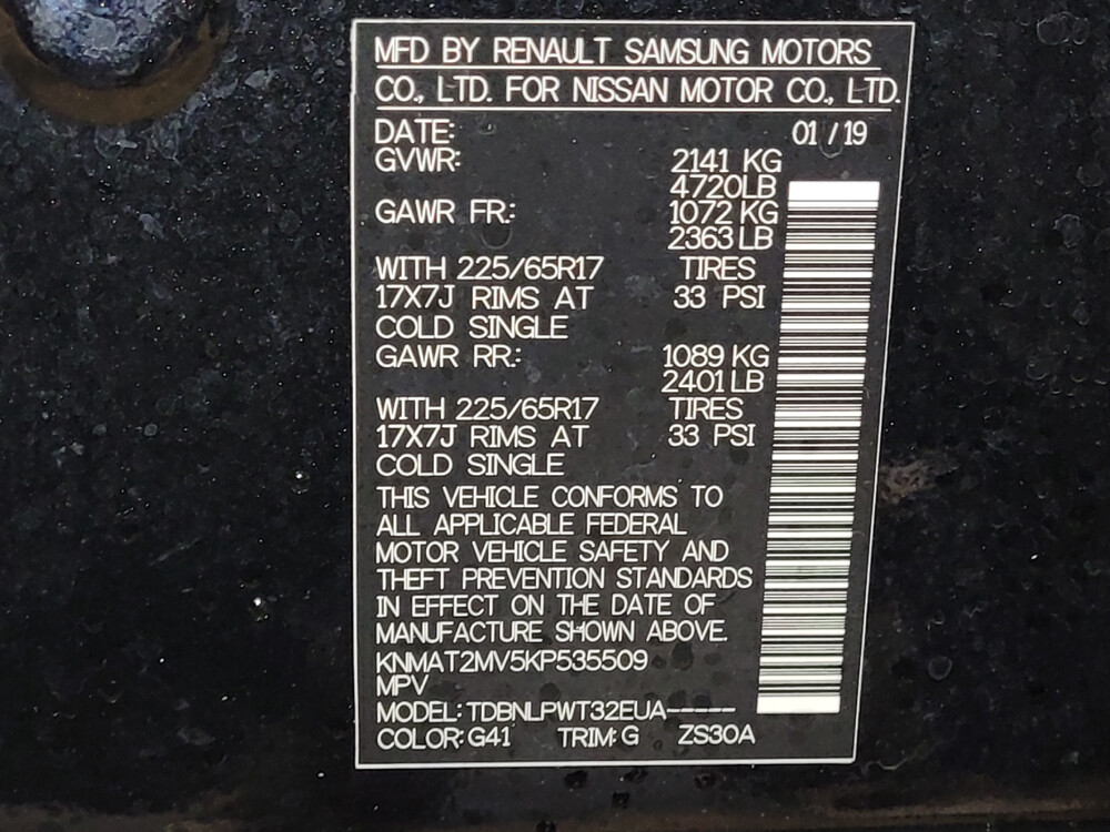 2019 Nissan Rogue in West Palm Beach, FL 33409 - 18100261 33