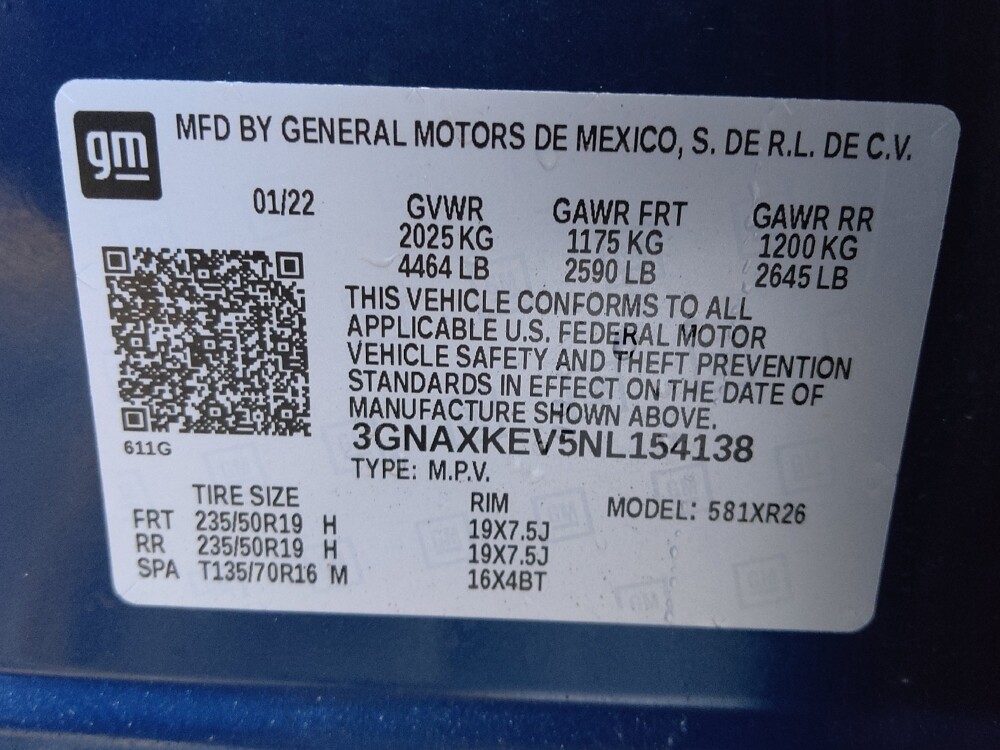 2022 Chevrolet Equinox in Metairie, LA 70006 - 18100271 33