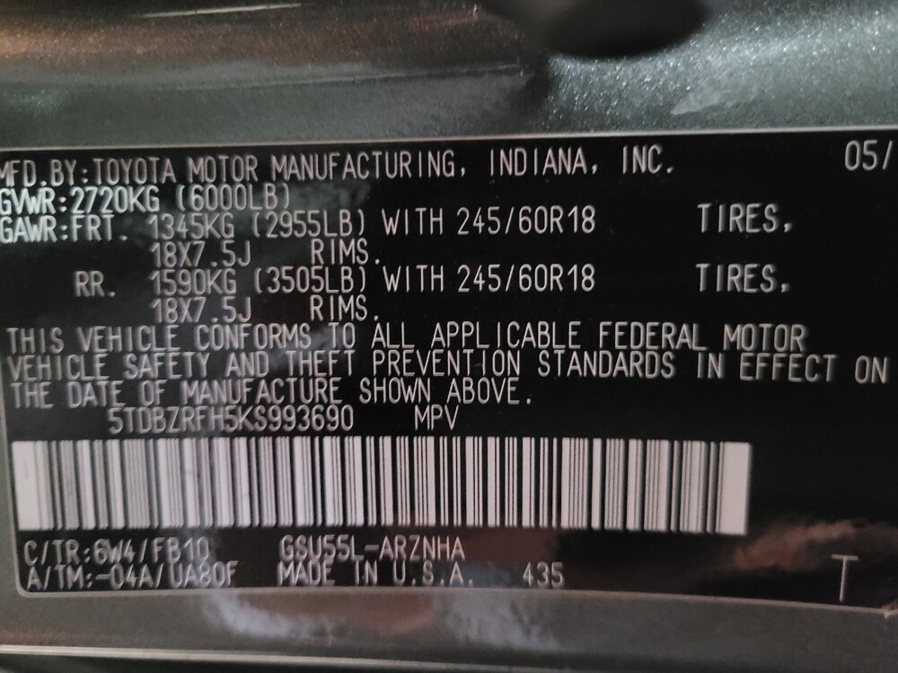 2019 Toyota Highlander in Richmond, VA 23235 - 18100286 33