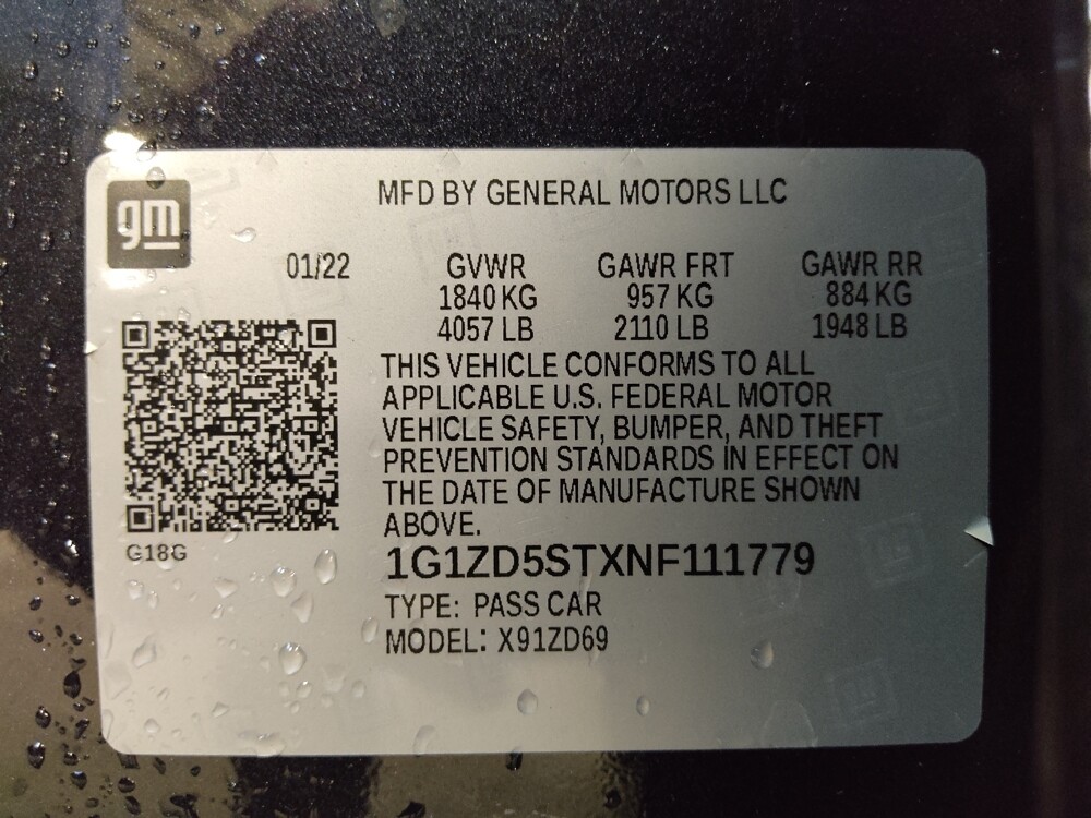 2022 Chevrolet Malibu in Tampa, FL 33619 - 18100303 33