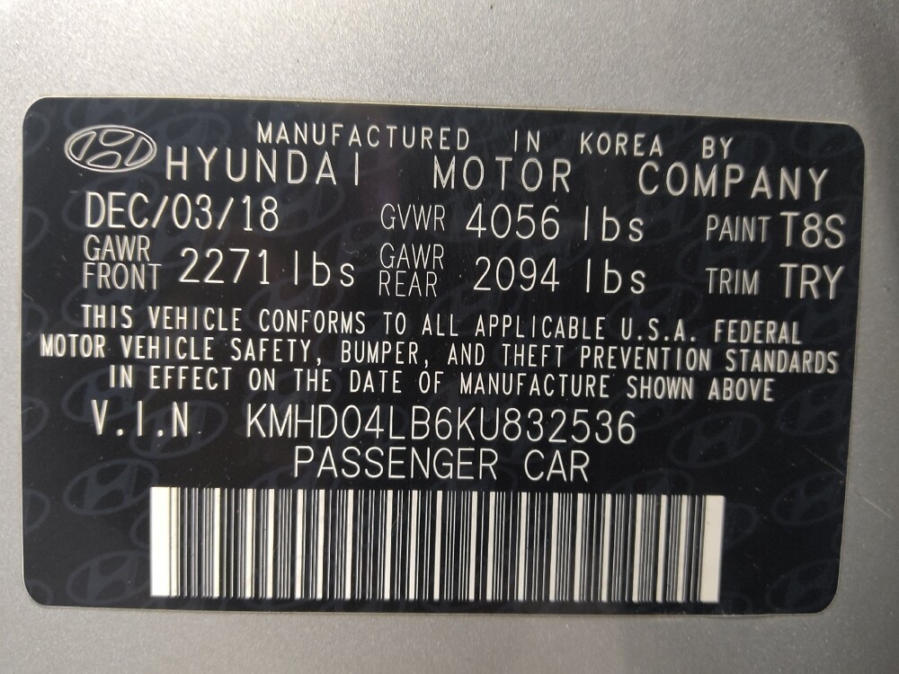 2019 Hyundai Elantra in Houston, TX 77060 - 18100306 33