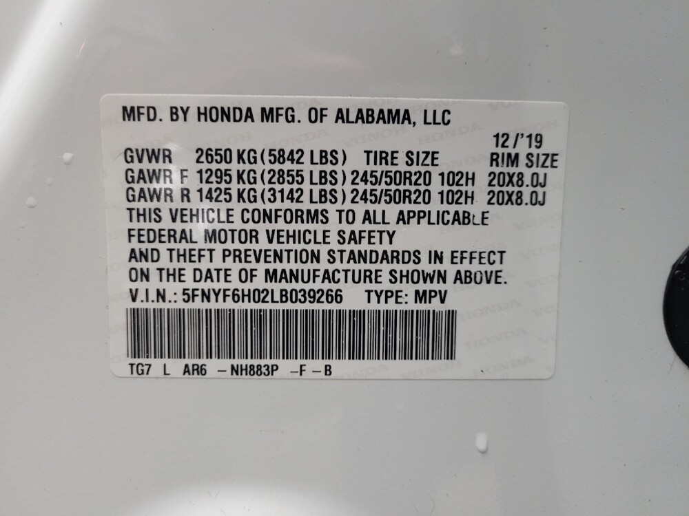 2020 Honda Pilot in Taylor, MI 48180 - 18100308 33