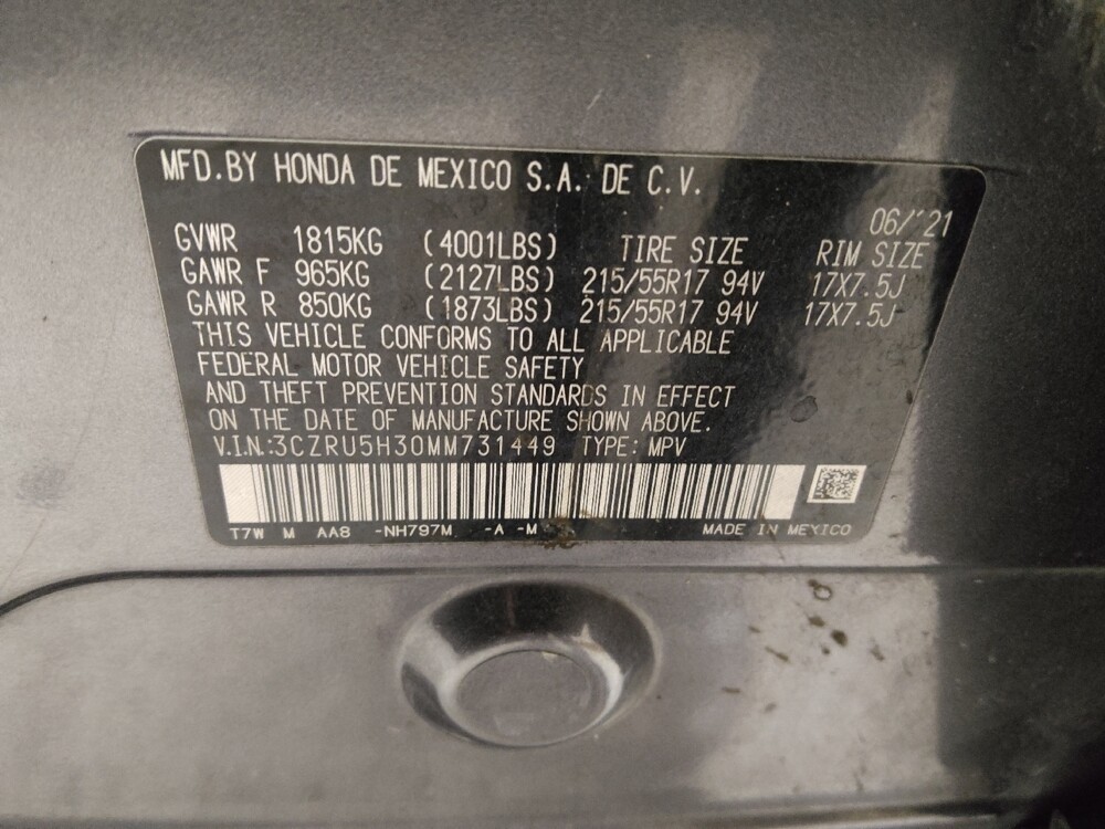 2021 Honda HR-V in Chattanooga, TN 37421 - 18100313 33