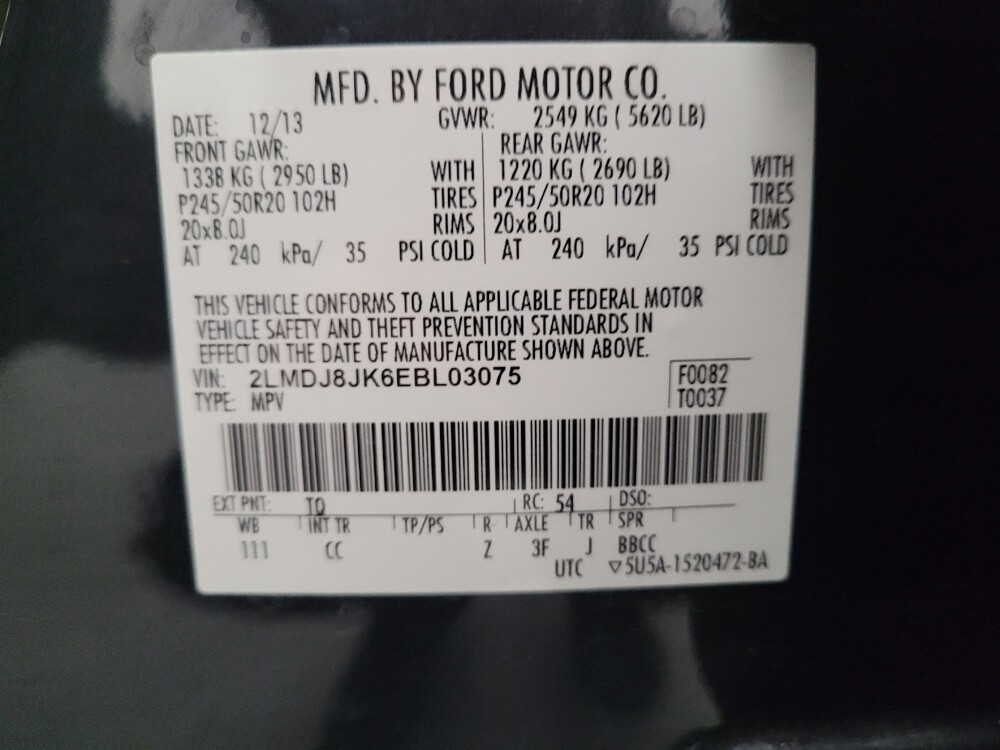 2014 Lincoln MKX in Downey, CA 90241 - 18100315 33