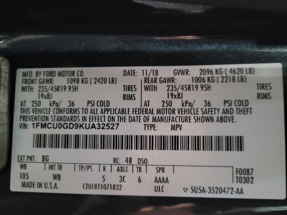 2019 Ford Escape in New Castle, DE 19720 - 18100331 33