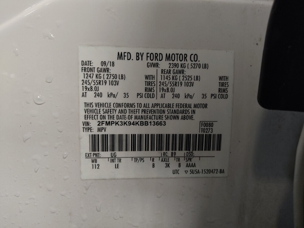 2019 Ford Edge in Bradenton, FL 34207 - 18100336 33