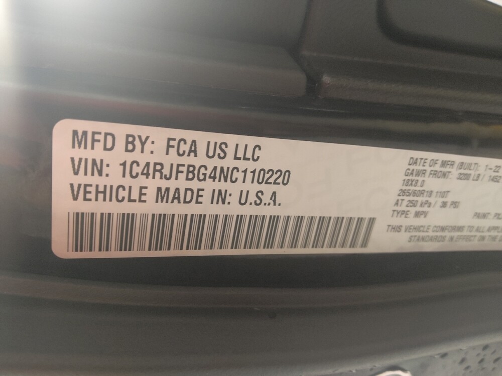 2022 Jeep Grand Cherokee in Macon, GA 31210 - 18100337 33